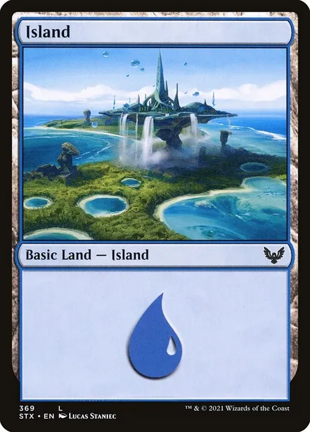 Island, Magic card STX 369 — Strixhaven: School of Mages set