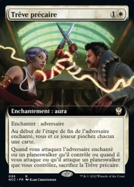 Trêve précaire, carte Magic NCC 95 — extension New Capenna Commander