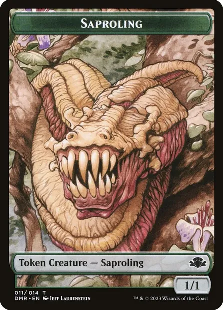 Saproling, carte Magic TDMR 11 — extension Dominaria Remastered Tokens