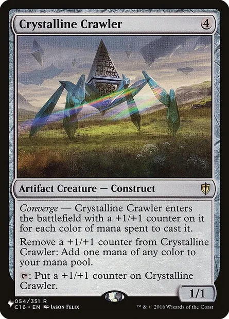 Crystalline Crawler, Magic card PLST C16-54 — The List set