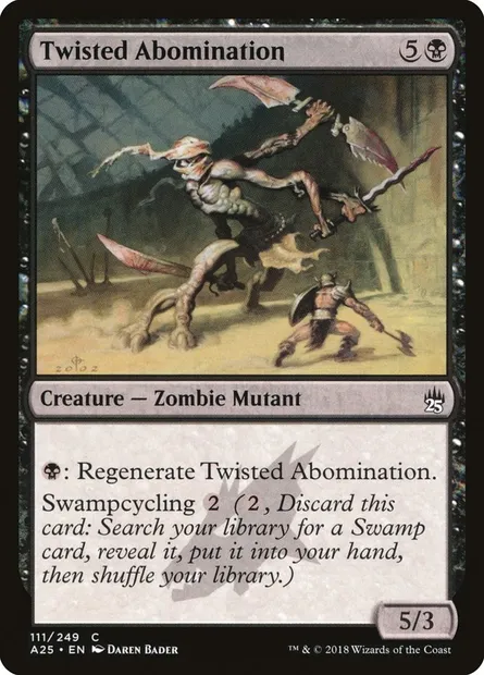 Twisted Abomination, Magic card A25 111 — Masters 25 set