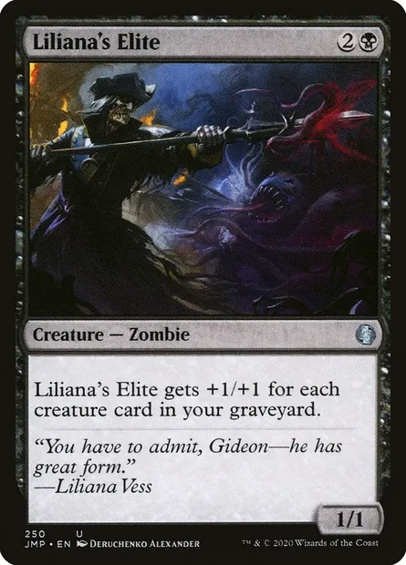 Élite de Liliana, carte Magic JMP 250 — extension Jumpstart