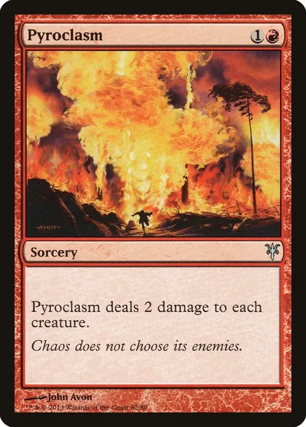 Pyroclasm, Magic card DDK 62 — Duel Decks: Sorin vs. Tibalt set