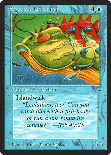 Segovian Leviathan, Magic card LEG 76 — Legends set