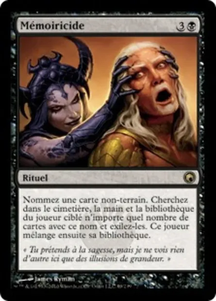 Mémoiricide, carte Magic SOM 69 — extension Cicatrices de Mirrodin