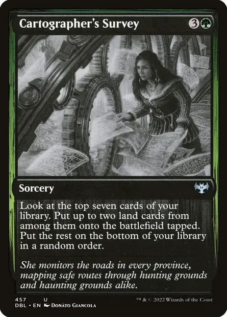 Cartographer's Survey, Magic card DBL 457 — Innistrad: Double Feature set