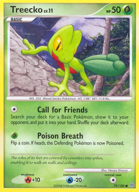 Arcko, carte Pokémon SF 79 — extension Tempête