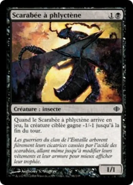 Scarabée à phlyctène, carte Magic ALA 66 — extension Les éclats d'Alara