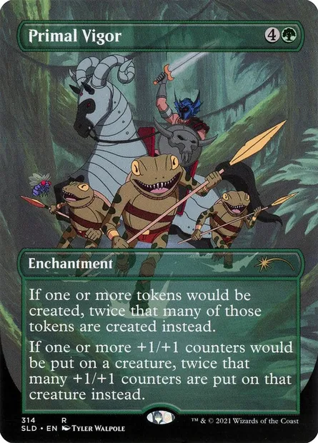 Vigueur primordiale, carte Magic SLD 314 — extension Secret Lair Drop