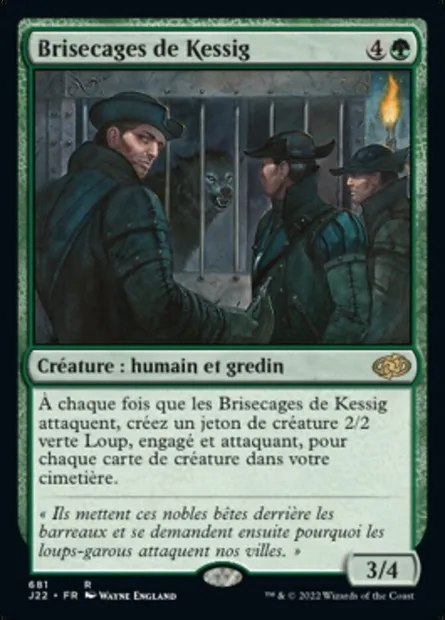 Brisecages de Kessig, carte Magic J22 681 — extension Jumpstart 2022