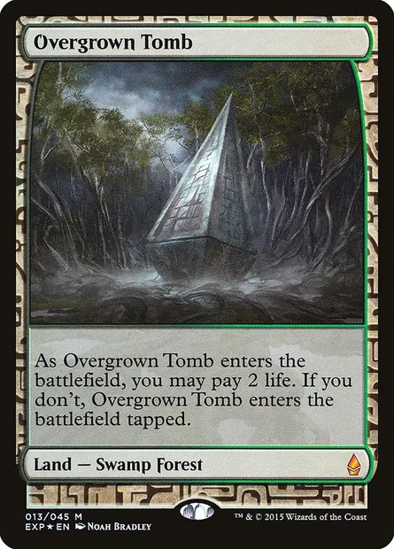 Tombeau luxuriant, carte Magic EXP 13 — extension Zendikar Expeditions