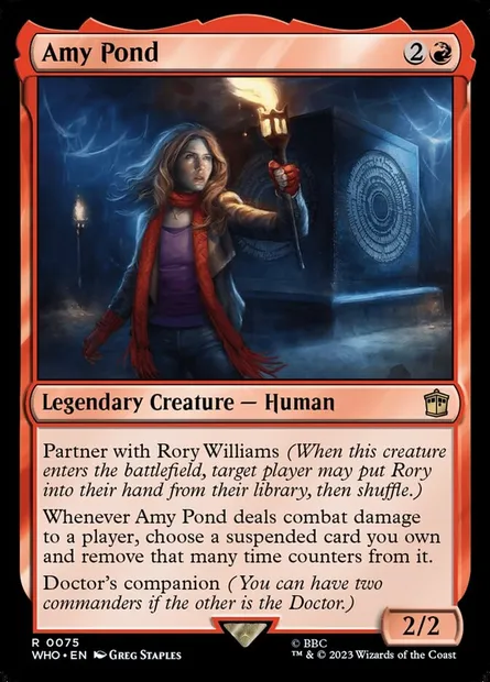 Amy Pond, Magic card WHO 75 — Doctor Who set