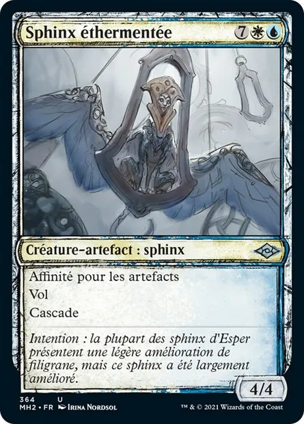 Sphinx éthermentée, carte Magic MH2 364 — extension Horizons du Modern 2