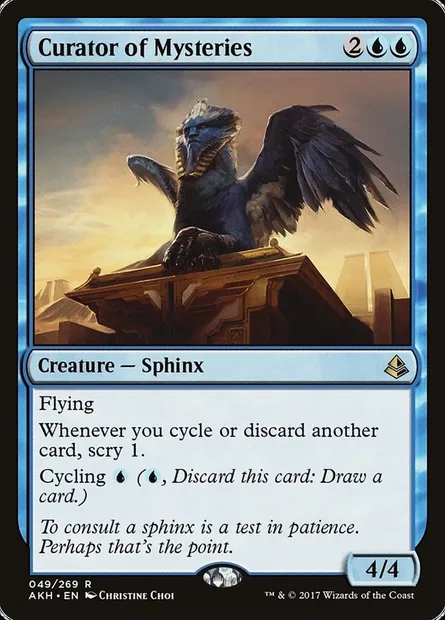 Curator of Mysteries, Magic card AKH 49 — Amonkhet set