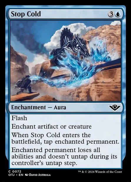 Stop Cold, Magic card OTJ 72 — Outlaws of Thunder Junction set
