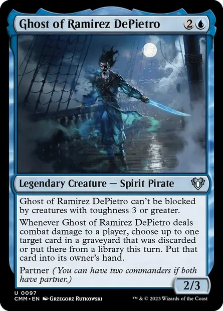 Ghost of Ramirez DePietro, Magic card CMM 97 — Commander Masters set