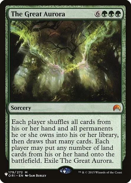 The Great Aurora, Magic card PLST ORI-179 — The List set