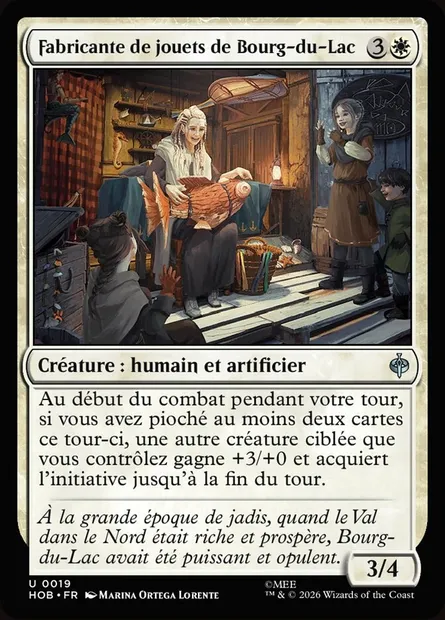 Fabricante de jouets de Bourg-du-Lac, carte Magic HOB 19 — extension The Hobbit