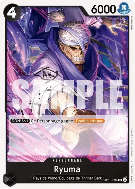 Ryuma, carte One Piece OP10-094 — extension SANG ROYAL