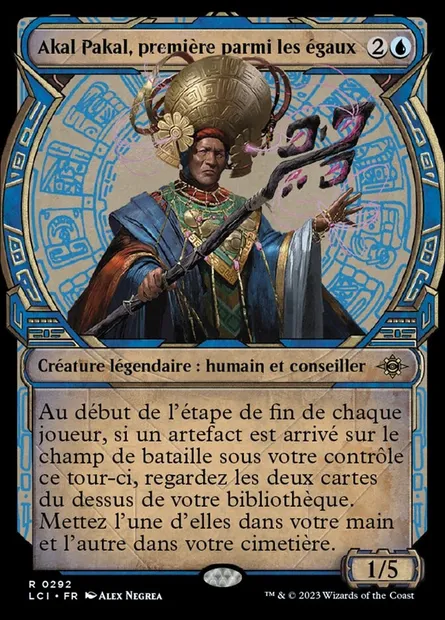 Akal Pakal, première parmi les égaux, carte Magic LCI 292 — extension The Lost Caverns of Ixalan