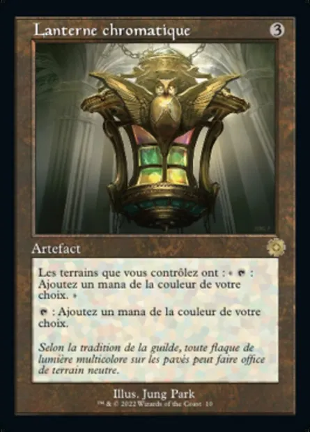 Lanterne chromatique, carte Magic BRR 10 — extension The Brothers' War Retro Artifacts