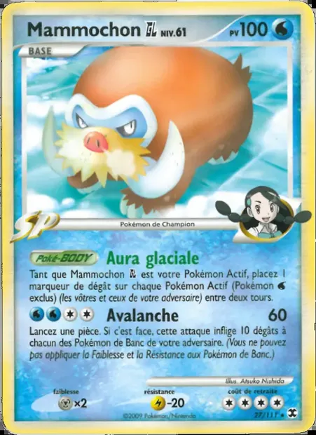 Mammochon GL Niv. 61, carte Pokémon RR 27 — extension Rivaux Émergeants