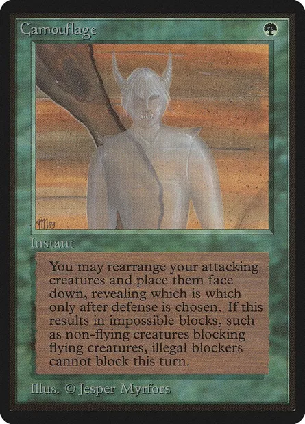 Camouflage, carte Magic LEB 188 — extension Limited Edition Beta