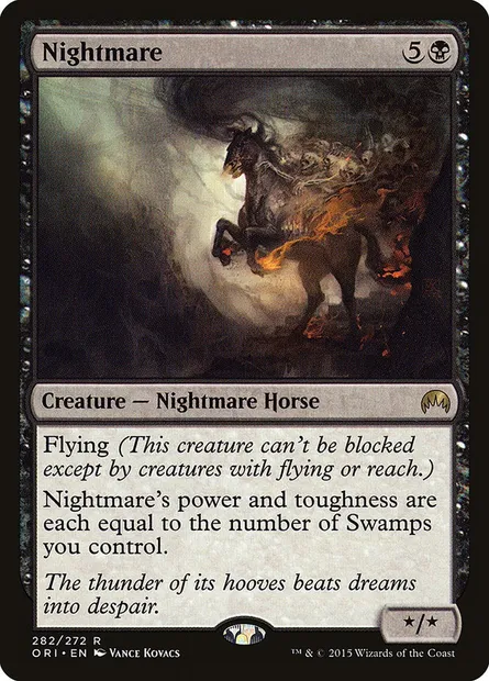 Nightmare, Magic card ORI 282 — Magic Origins set