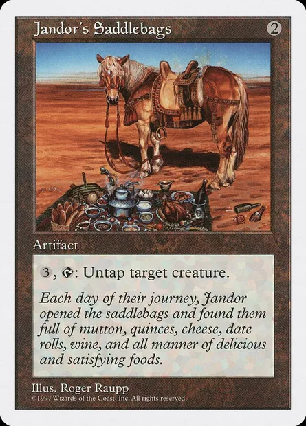 Fontes de Jouder, carte Magic 5ED 383 — extension Cinquième Edition