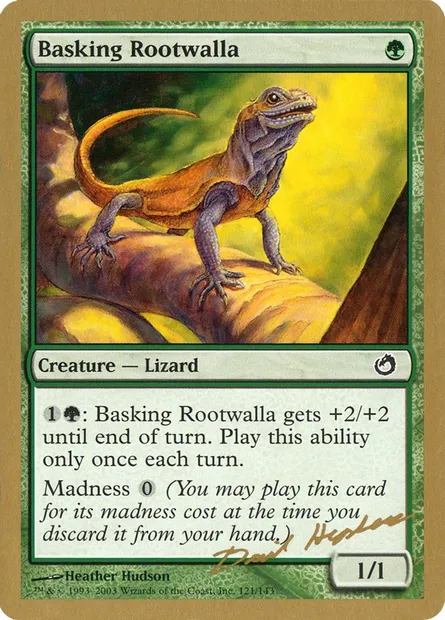 Agame pèlerin, carte Magic WC03 dh121 — extension World Championship Decks 2003