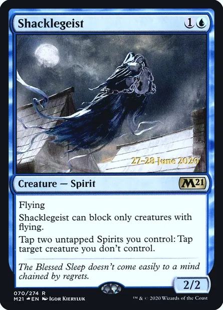 Shacklegeist, Magic card PM21 70s — Core Set 2021 Promos set
