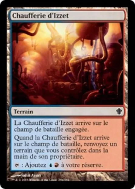 Chaufferie d'Izzet, carte Magic C13 296 — extension Commander 2013