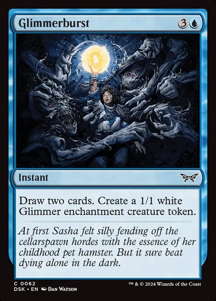 Glimmerburst, Magic card DSK 62 — Duskmourn: House of Horror set