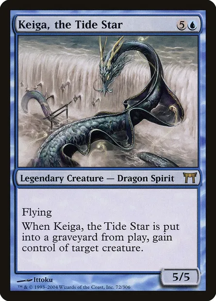 Keiga, the Tide Star, Magic card CHK 72 — Champions of Kamigawa set