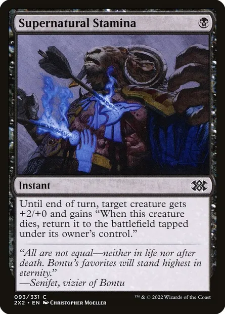 Supernatural Stamina, Magic card 2X2 93 — Double Masters 2022 set