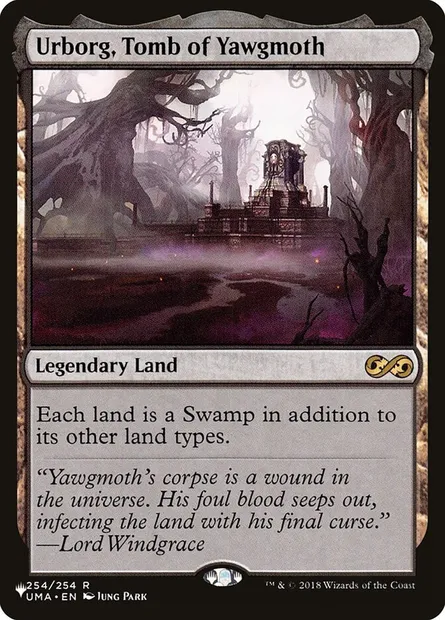 Urborg, Tomb of Yawgmoth, Magic card PLST UMA-254 — The List set