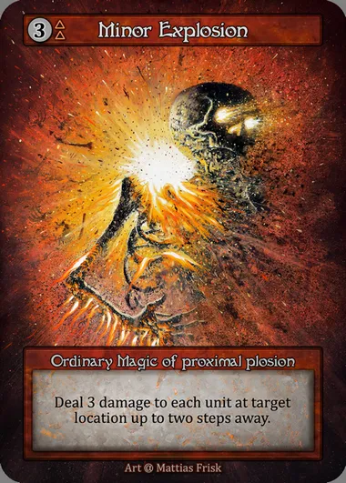 Minor Explosion, Sorcery card ALP 240 — Alpha set