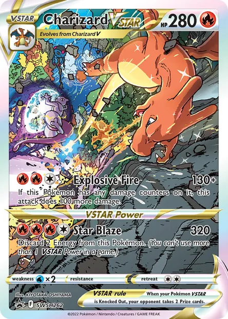 Charizard VSTAR, Pokémon card SWSH 262 — SWSH Black Star Promos set