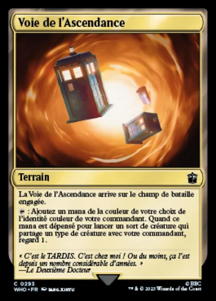 Voie de l'Ascendance, carte Magic WHO 293 — extension Doctor Who