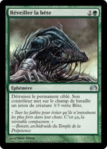 Réveiller la bête, carte Magic PC2 57 — extension Planechase 2012