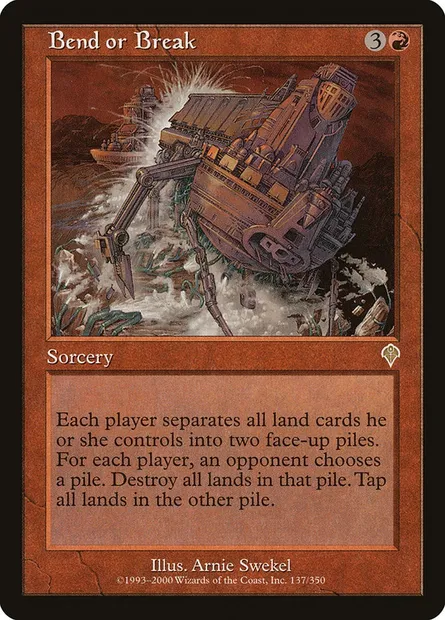 Bend or Break, Magic card INV 137 — Invasion set