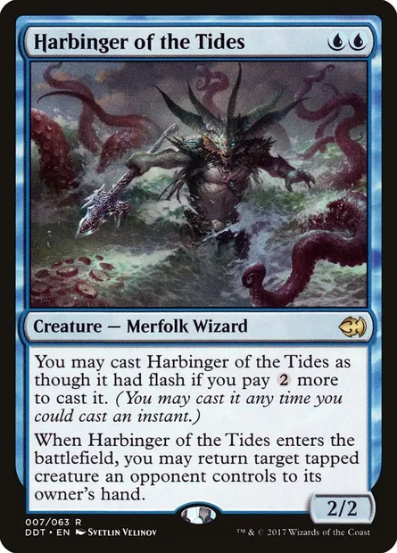 Harbinger of the Tides, Magic card DDT 7 — Duel Decks: Merfolk vs. Goblins set