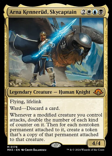 Arna Kennerüd, Skycaptain, Magic card MH3 178 — Modern Horizons 3 set