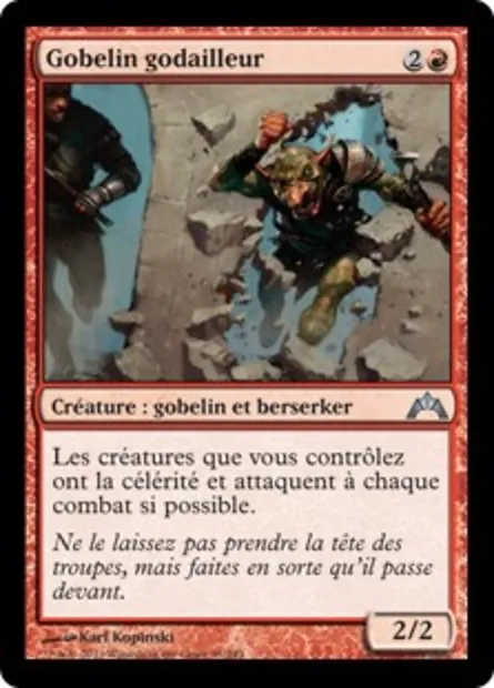 Gobelin godailleur, carte Magic GTC 95 — extension Insurrection