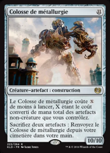 Colosse de métallurgie, carte Magic KLD 222 — extension Kaladesh