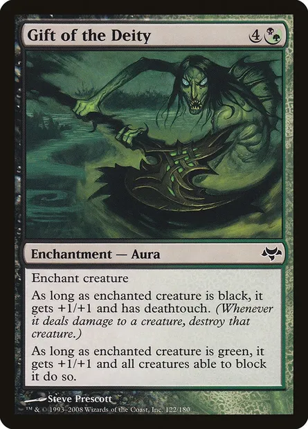 Gift of the Deity, Magic card EVE 122 — Eventide set