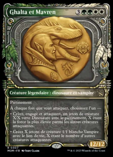 Ghalta et Mavren, carte Magic MOM 307 — extension L'invasion des machines
