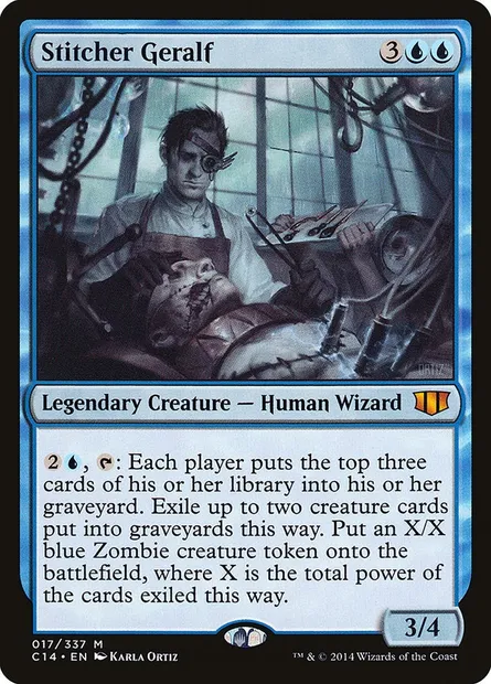 Stitcher Geralf, Magic card C14 17 — Commander 2014 set