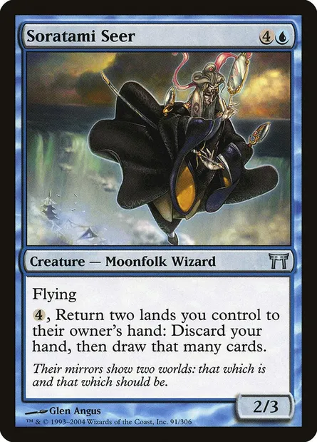 Soratami Seer, Magic card CHK 91 — Champions of Kamigawa set