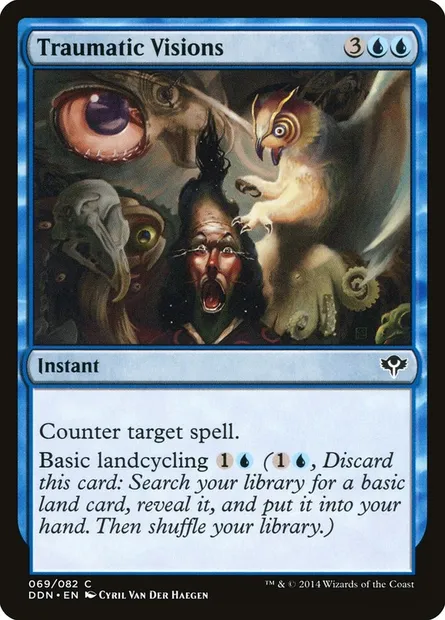 Traumatic Visions, Magic card DDN 69 — Duel Decks: Speed vs. Cunning set